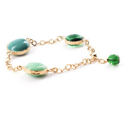 Bracelet MARGUERITE DE VALOIS pâte de verre