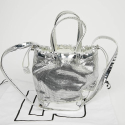 Sac PACO RABANNE cotte de maille argent