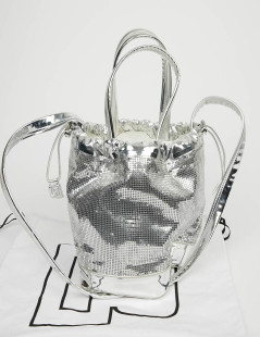 Sac PACO RABANNE cotte de maille argent