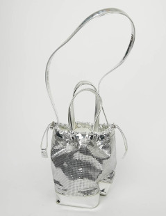 Sac PACO RABANNE cotte de maille argent