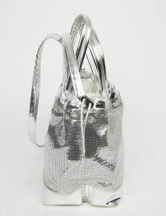 Sac PACO RABANNE cotte de maille argent