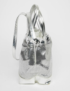 Sac PACO RABANNE cotte de maille argent