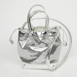 Sac PACO RABANNE cotte de maille argent