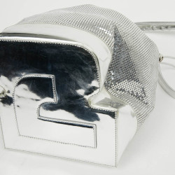 Sac PACO RABANNE cotte de maille argent