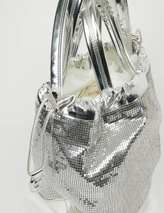 Sac PACO RABANNE cotte de maille argent