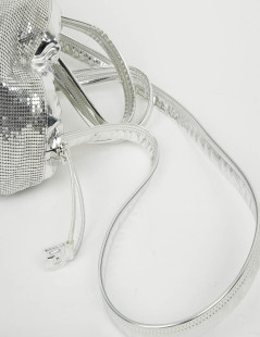 Sac PACO RABANNE cotte de maille argent